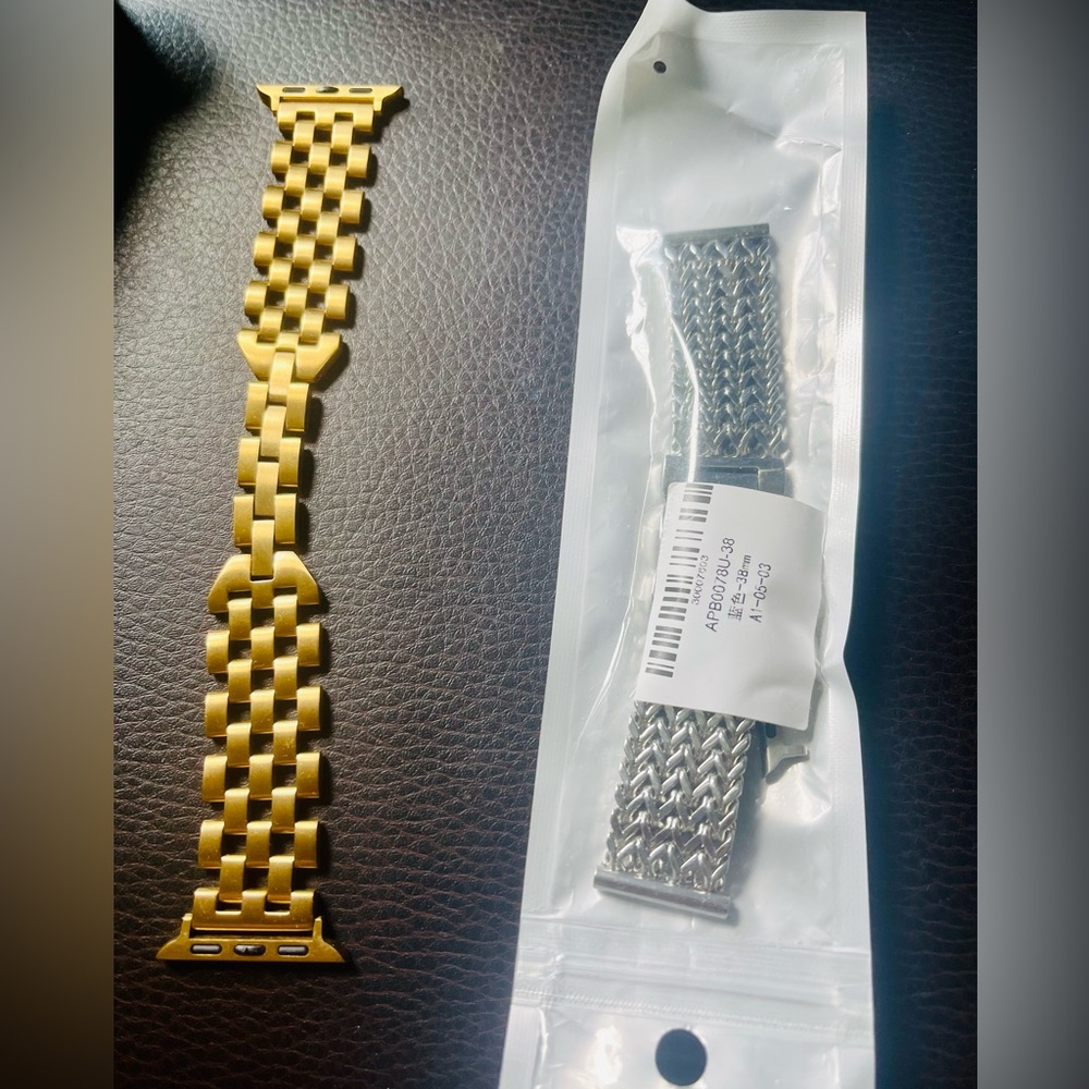 My Pretty Straps brand. Gold or silver.